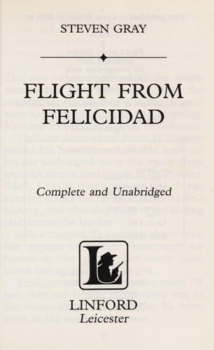 Flight from Felicidad