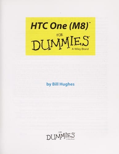 HTC One (M8) for dummies