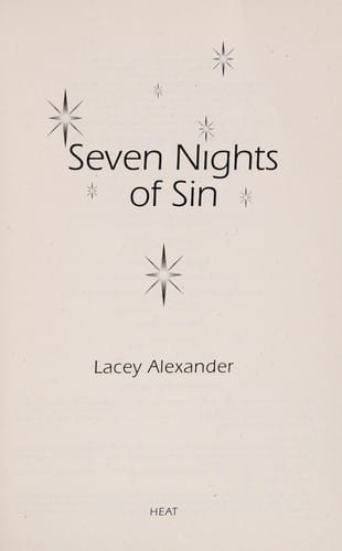 Seven nights of sin