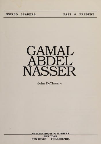 Gamal Abdel Nasser
