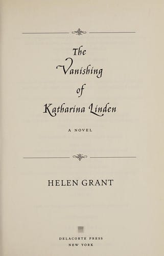 The vanishing of Katharina Linden: a novel