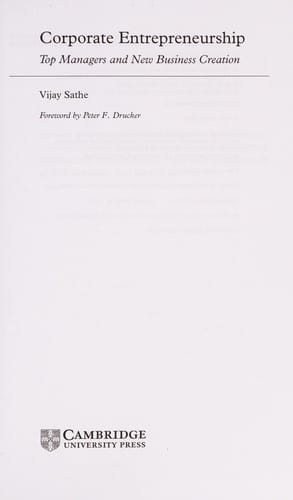 Corporate Entrepreneurship