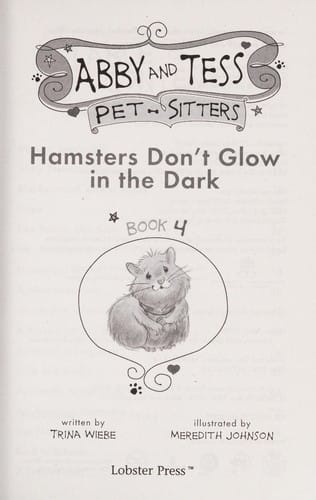 Hamsters don't glow in the dark