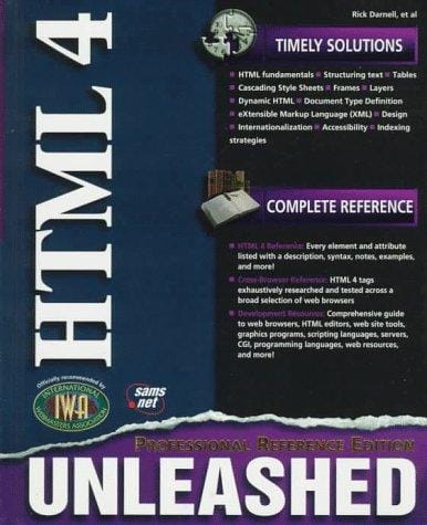 HTML 4 Unleashed, Professional Reference Edition (2nd Edition)