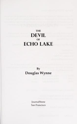 The devil of Echo Lake