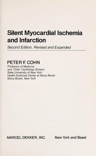 Silent myocardial ischemia and infarction