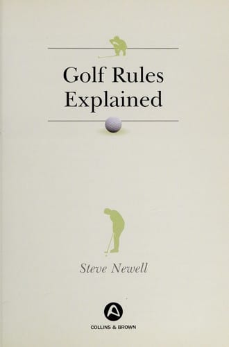 Golf rules explained