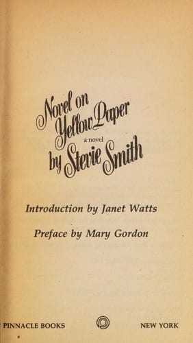 Novel on yellow paper: a novel