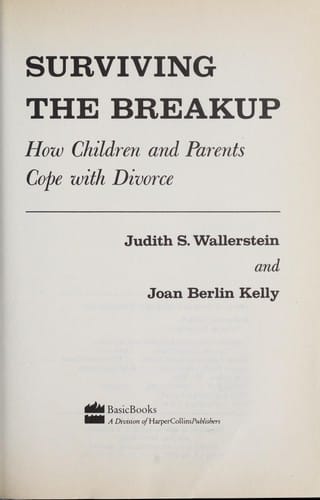 Surviving the Breakup: How Children and Parents Cope With Divorce