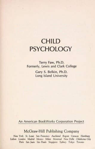Child psychology