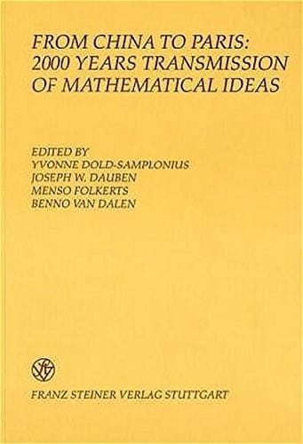 From China to Paris: 2000 years transmission of mathematical ideas