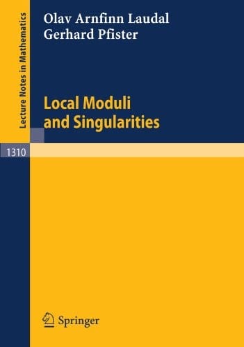 Local moduli and singularities