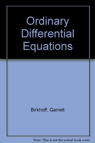 Ordinary Differential Equations.