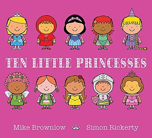 Ten Little Princesses Board Book
