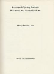 Seventeenth-century Barberini documents and inventories of art