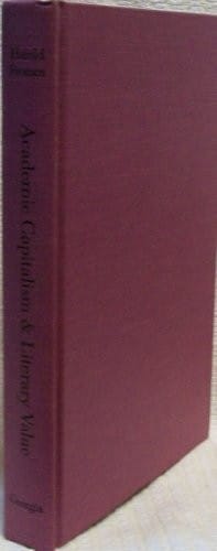 Academic capitalism & literary value
