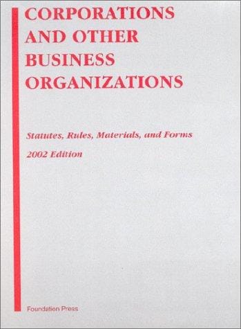 Corporations & Business Associations Statutes, Rules, Materials & Forms 2002: Statutes, Rules, Materials, and Forms: 2002 Edition (Selected Statutes)