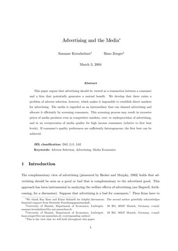 Advertising media planning