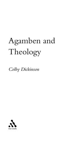 Agamben and theology