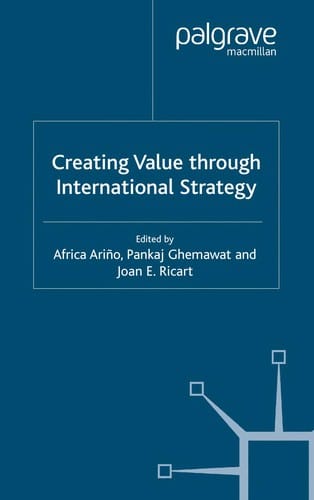 Creating value through international strategy