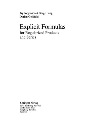 Explicit formulas for regularized products and series
