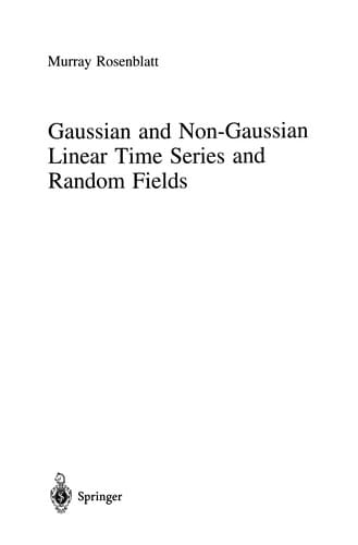 Gaussian and Non-Gaussian Linear Time Series and Random Fields