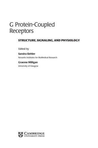 G protein-coupled receptors: structure, signaling, and physiology