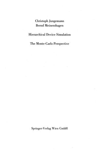 Hierarchical Device Simulation: the Monte-Carlo Perspective