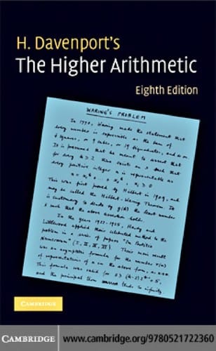 The higher arithmetic: an introduction to the theory of numbers