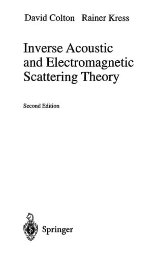Inverse acoustic and elctromagnetic scattering theory