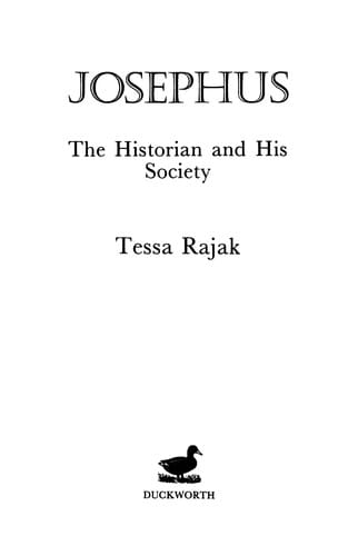 Josephus: the historian and his society