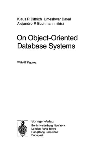 On Object-Oriented Database Systems
