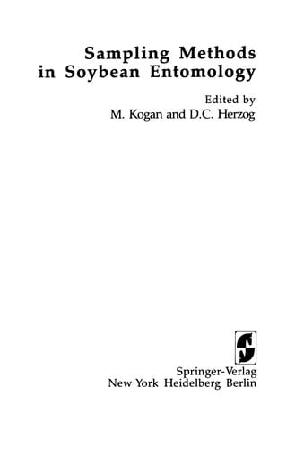 Sampling methods in soybean entomology
