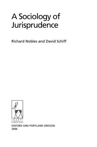 A sociology of jurisprudence