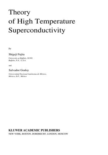Theory of high temperature superconductivity