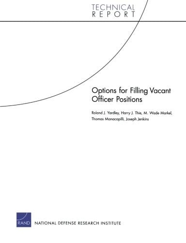 Options for Filling Vacant Officer Positions
