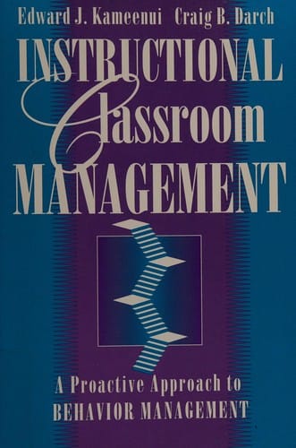 Instructional classroom management: a proactive approach to behavior management
