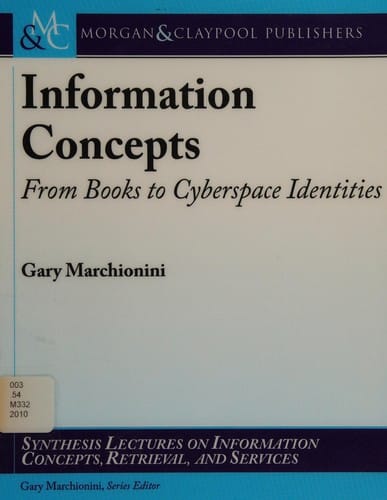 Information concepts: from books to cyberspace identities