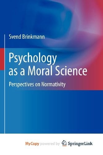 Psychology as a Moral Science
