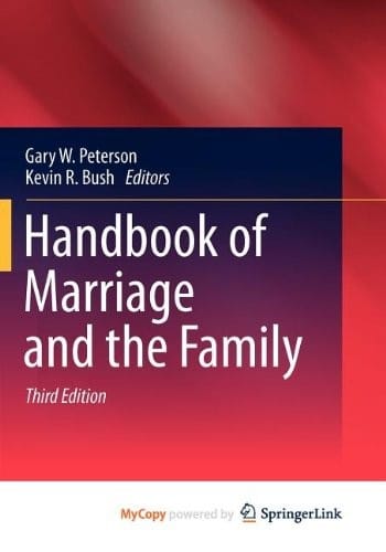 Handbook of Marriage and the Family