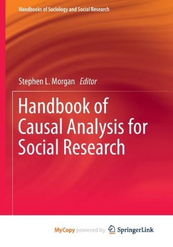 Handbook of Causal Analysis for Social Research