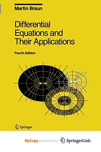Differential Equations and Their Applications: An Introduction to Applied Mathematics