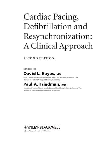 Cardiac pacing and defibrillation: a clinical approach