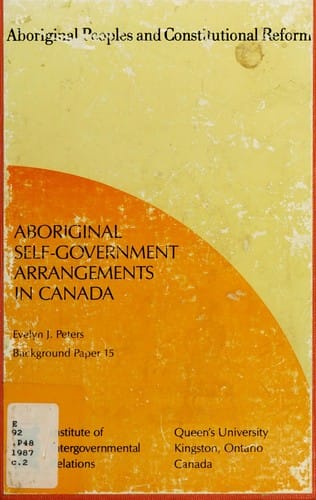 Aboriginal peoples and constitutional reform: what have we learned?
