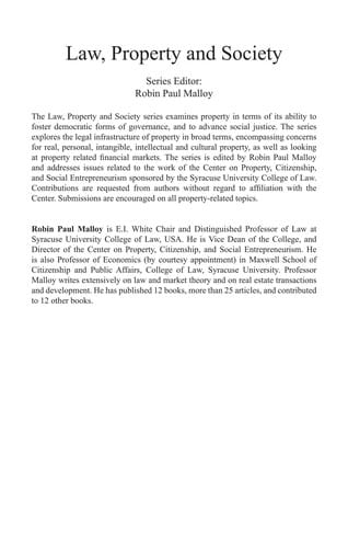 Private property, community development, and eminent domain