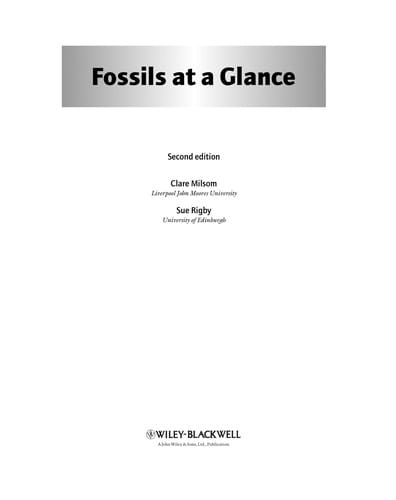 Fossils at a glance