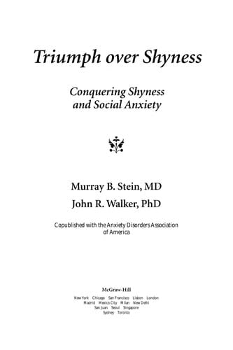 Triumph Over Shyness