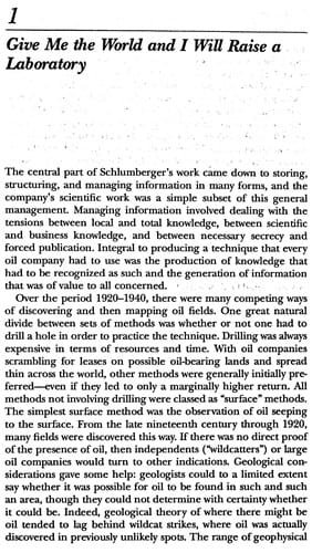 Science on the run: information managementand industrial geophysics at Schlumberger, 1920-1940.