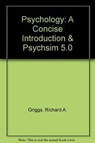 Psychology: A Concise Introduction & PsychSim 5.0