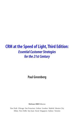 CRM at the Speed of Light